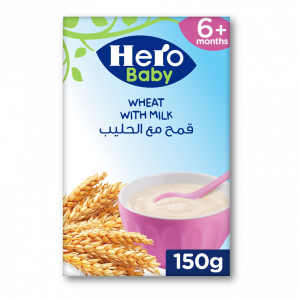 HERO BABY WHEAT WITH MILK 150 GM